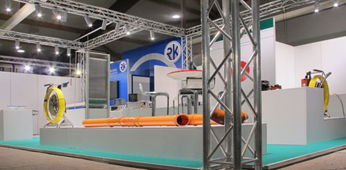 Partnermessestand auf der RoCATech Kassel Messebau von Teamwork Messebau auf der RoCaTech Kassel