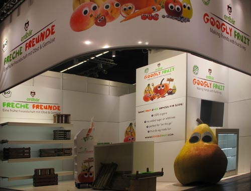 Anuga Messestand Freche Freunde Messebau Eckstand